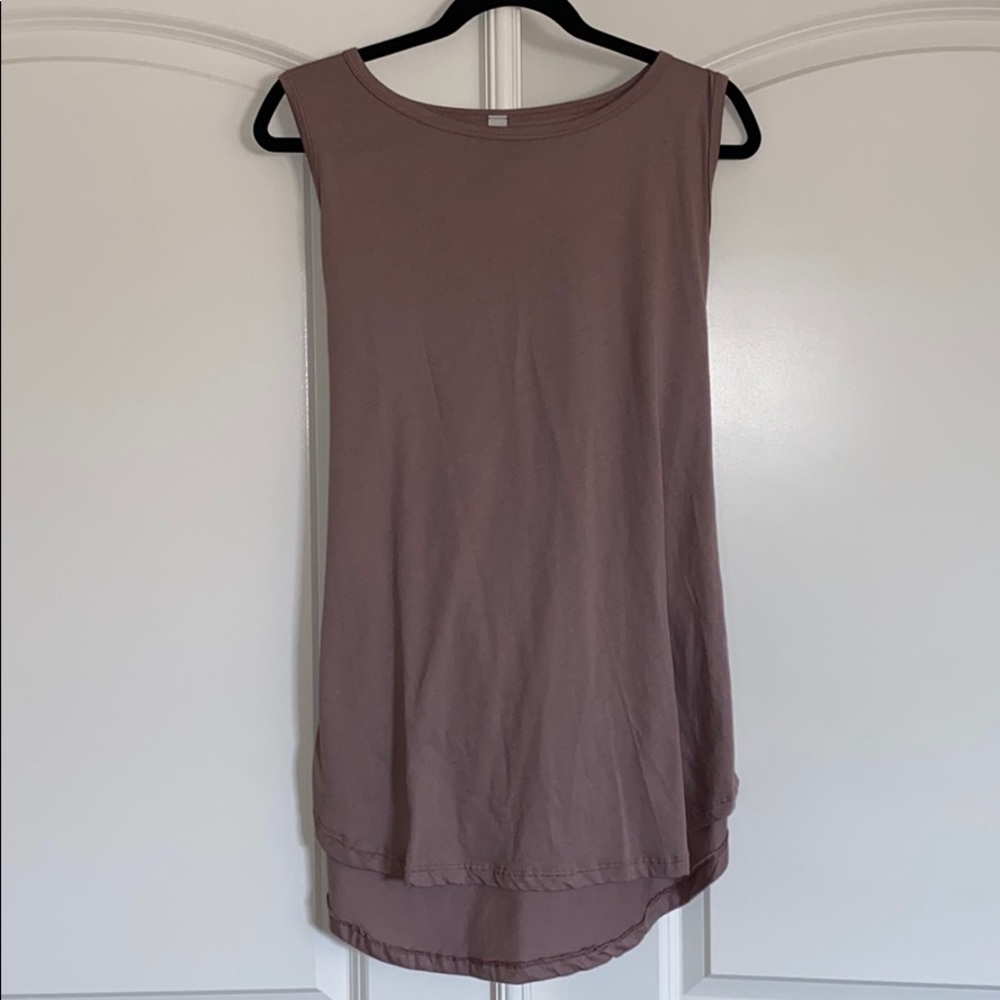 Jolie Mauve Tie Tank